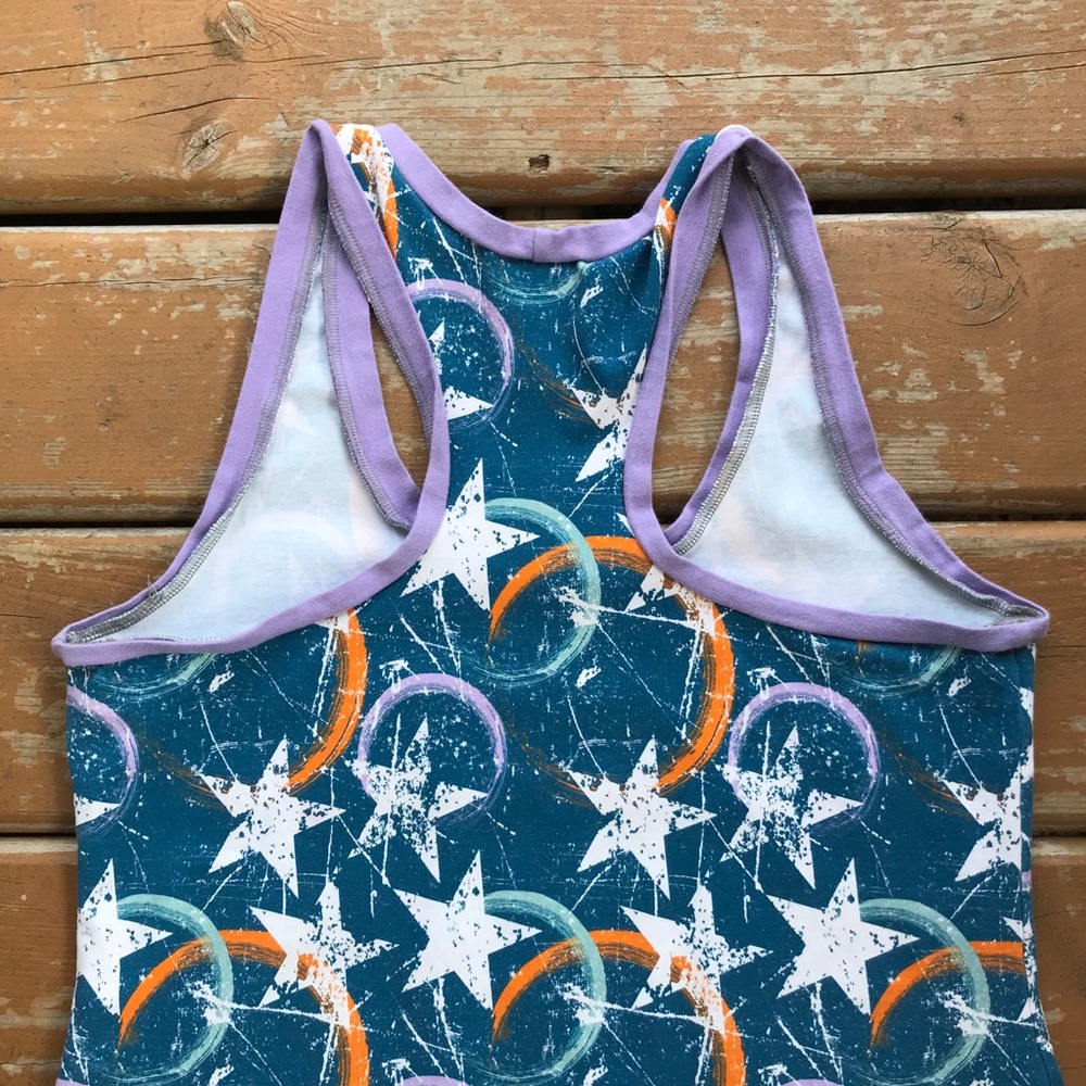 Paisley’s Pants Canadian Handmade Racerback Star Tank - Size Large - Picture 5 of 5